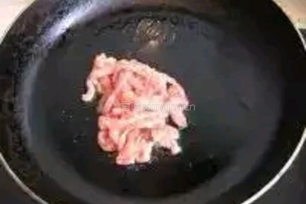 芹菜炒肉的做法图解4