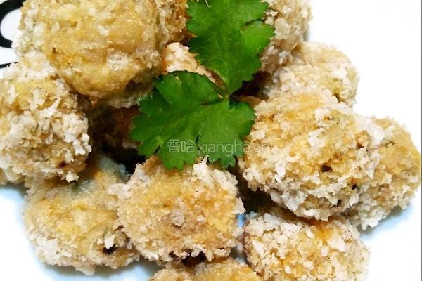酥炸鲮鱼丸的做法图解4