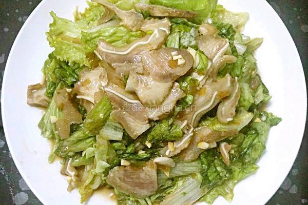鲁菜大师蔣家常菜凉拌生菜耳片