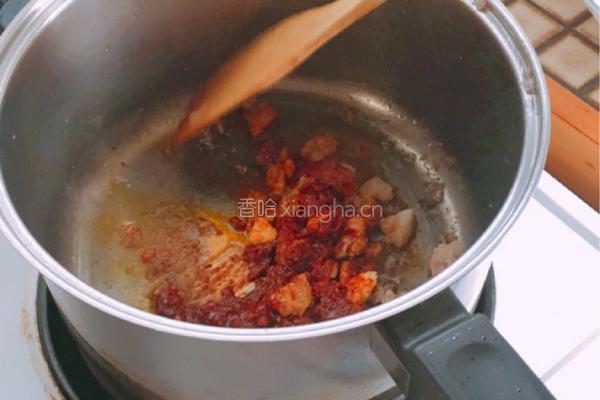 麻婆蘑菇豆腐的做法图解4