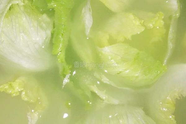 蚝油西生菜的做法图解1