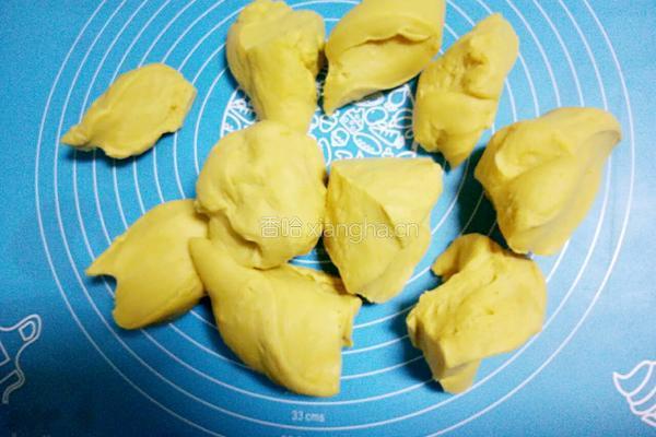 南瓜豆沙火腿包的做法图解18