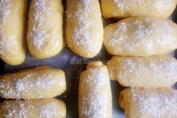 南瓜豆沙火腿包的做法图解30