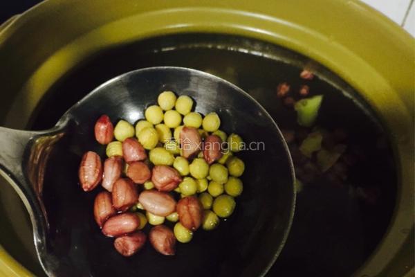 花生黄豆猪脚汤的做法图解6