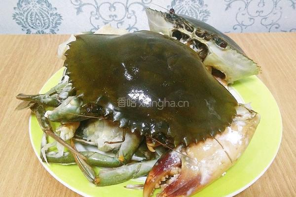爆炒葱姜蟹的做法图解1