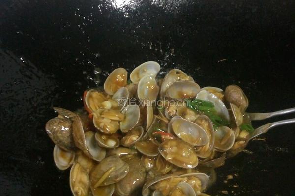 炒花甲的做法图解7