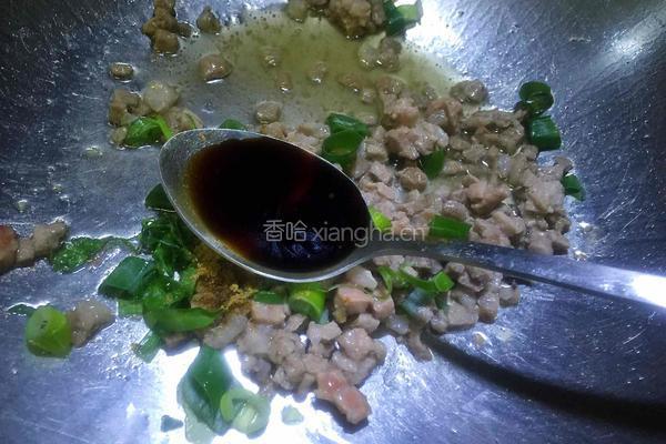 肉末油麦菜的做法图解8