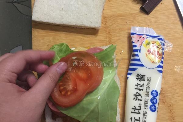 自制三明治的做法图解10