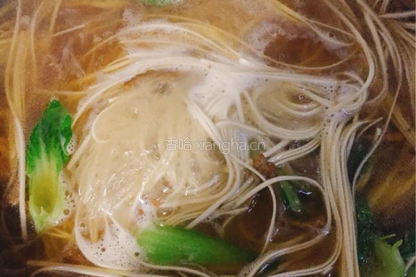 肉丝面的做法图解2