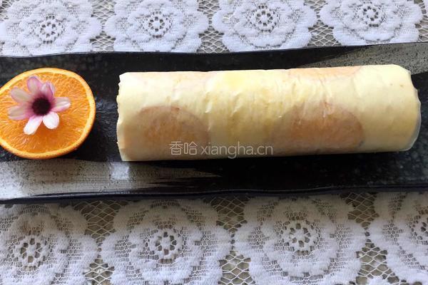 香橙豆沙蛋糕卷的做法图解23