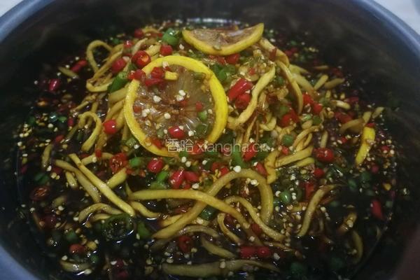酸辣脆木瓜丝的做法图解7