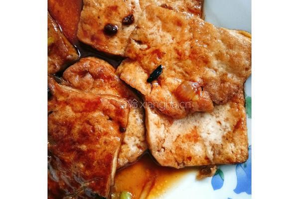煎可口豆腐的做法图解5