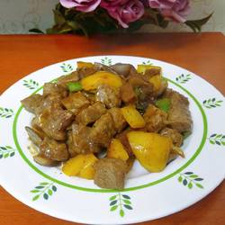 彩蔬黑椒牛肉粒的做法[图]