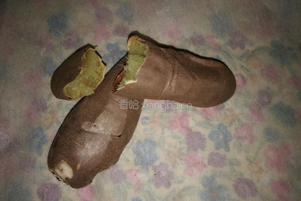 新鲜的烤地瓜 可好吃了的做法图解4