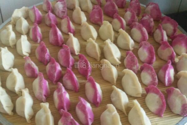 火龙果皮饺子
