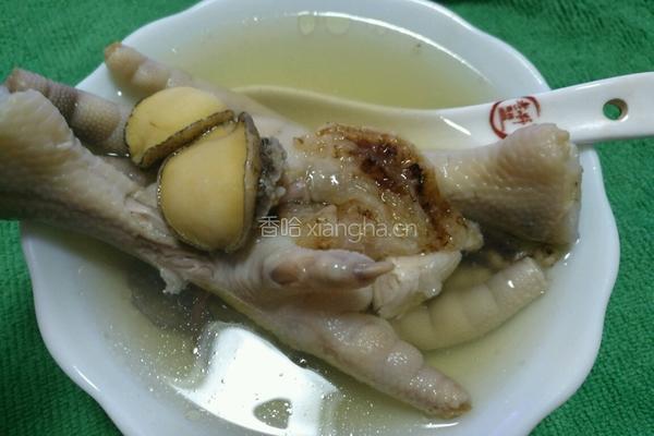 鲍鱼花胶鸡脚汤的做法图解4