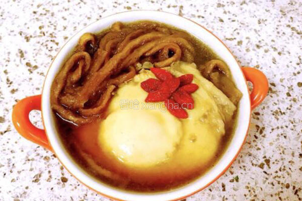 红糖馓子卧荷包蛋的做法图解9