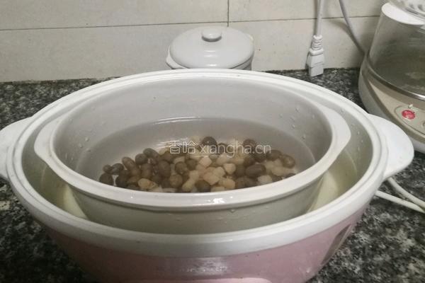 干贝山药豆炖汤的做法图解2