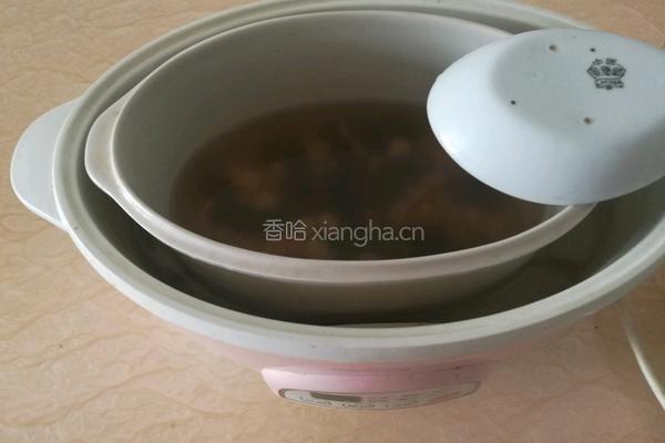 干贝山药豆炖汤的做法图解3