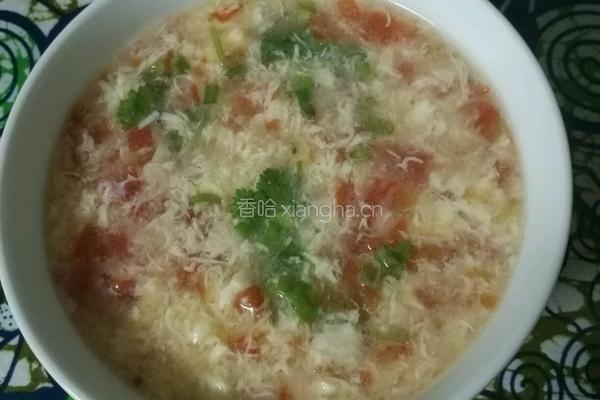 tomato eggs soup 番茄鸡蛋汤的做法图解5