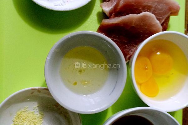 锅塌肉片的做法图解1