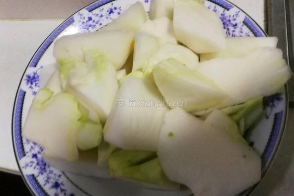 红烧青菜头的做法图解1