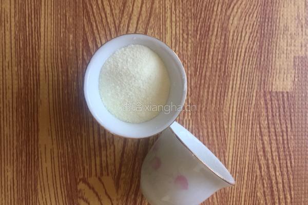 抹茶蛋白糖的做法图解2