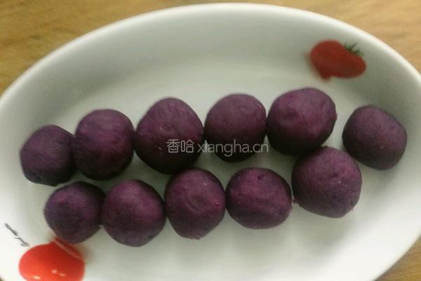 水晶紫薯汤圆的做法图解6
