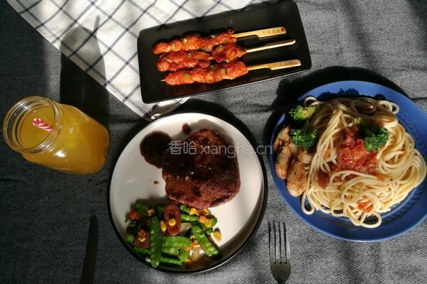 黑胡椒香煎牛排的做法图解2