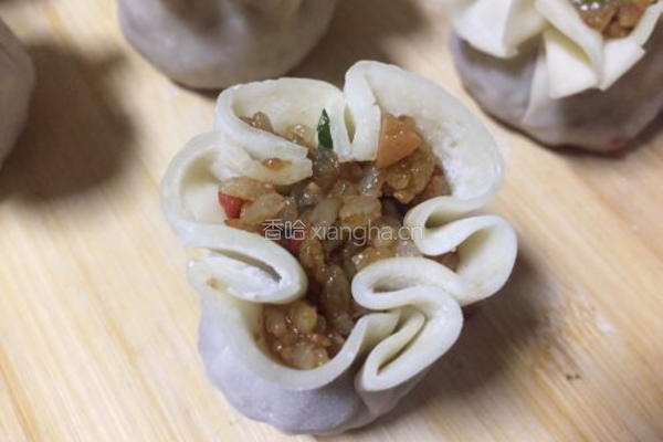 五彩玲珑花苞烧卖的做法图解18