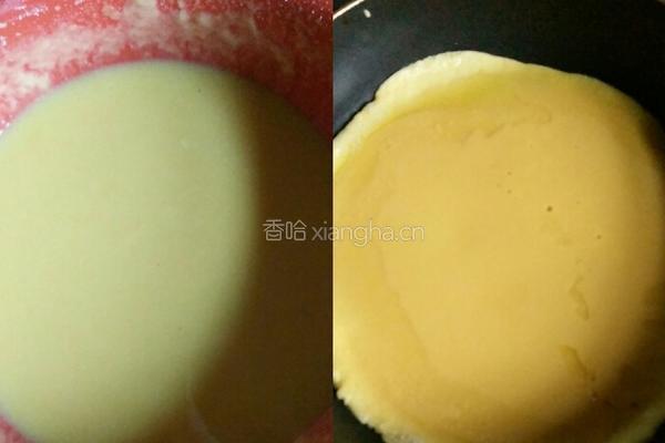 菠菜鸡蛋玉米面卷的做法图解1
