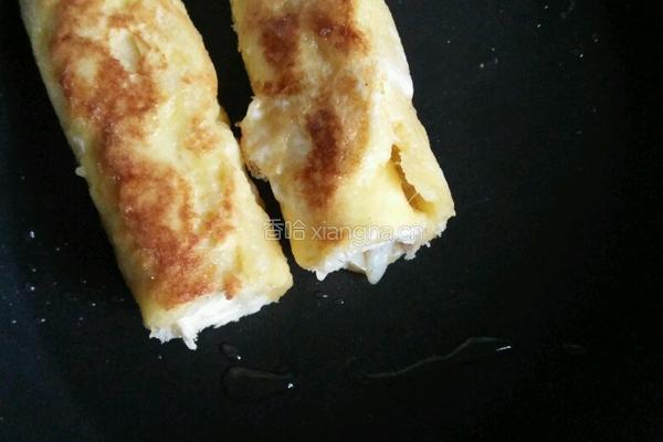 鱼肉夹心鸡蛋吐司卷的做法图解9