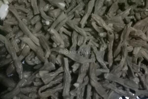 干豆角干烧咸鱼的做法图解4