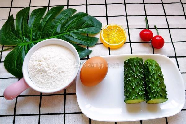 宝宝黄瓜松饼的做法图解1