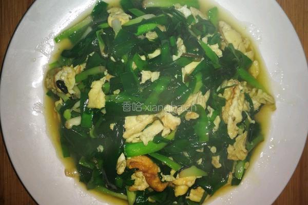 韭菜炒蛋的做法图解5