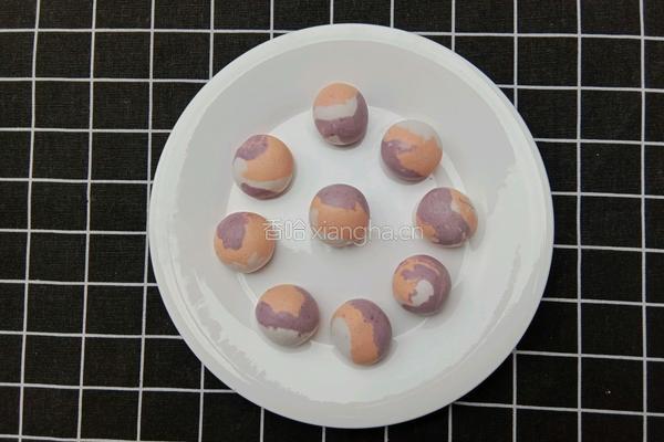 彩色汤圆的做法图解6