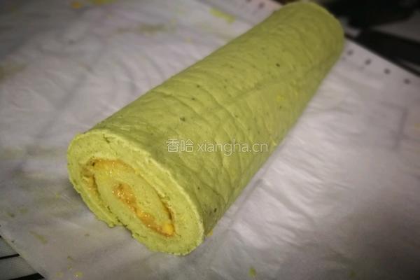 抹茶芒果蛋糕卷的做法图解14
