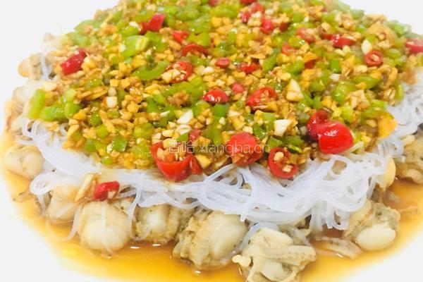 蒜蓉粉丝蒸扇贝肉的做法图解8