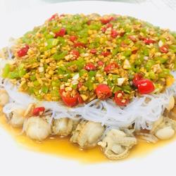 蒜蓉粉丝蒸扇贝肉的做法[图]
