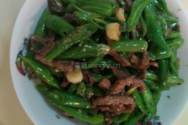 尖椒牛肉丝的做法图解4