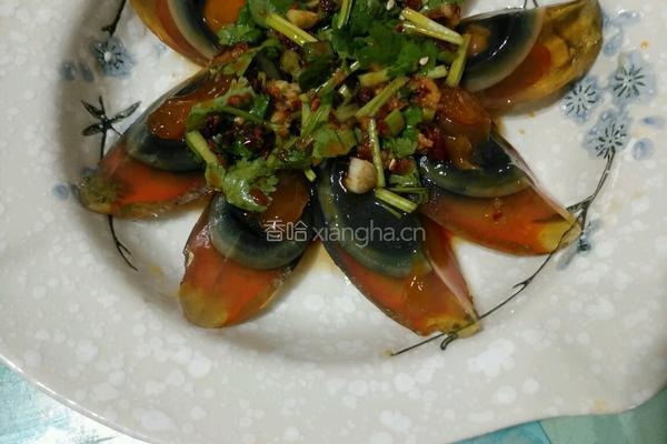 凉拌皮蛋的做法图解5