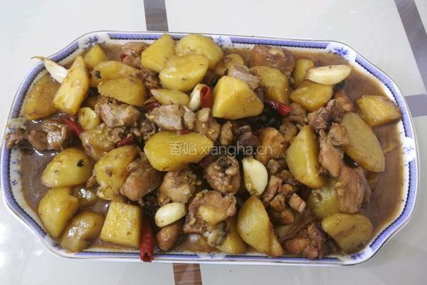 土豆烧鸡的做法图解7