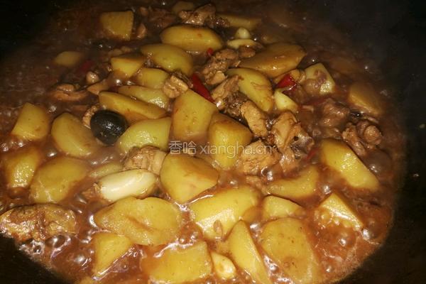 土豆烧鸡的做法图解6
