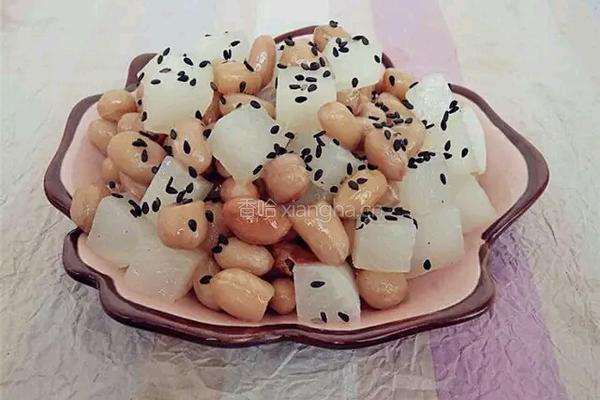 花生仁拌白萝卜的做法图解9