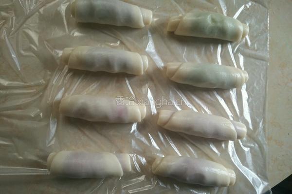 五彩蛋黄酥的做法图解10
