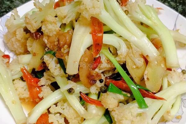 腊肉炒花菜的做法图解7