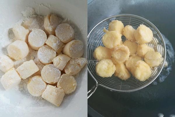 脆皮玉子豆腐的做法图解2