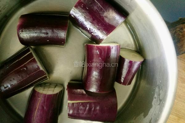 菊花茄子的做法图解4