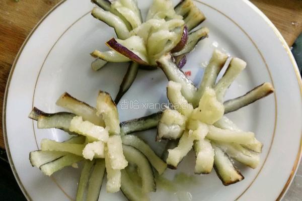 菊花茄子的做法图解7