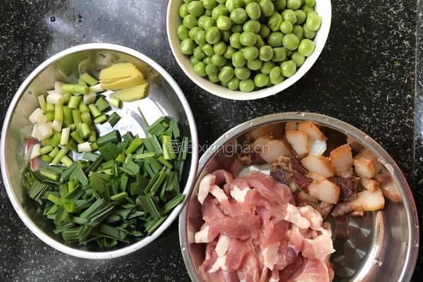 客家麦（豌）豆饭的做法图解1